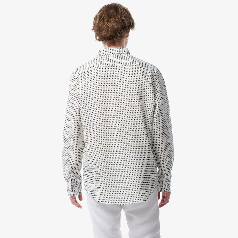 Мужская рубашка Lacoste из льна 2
