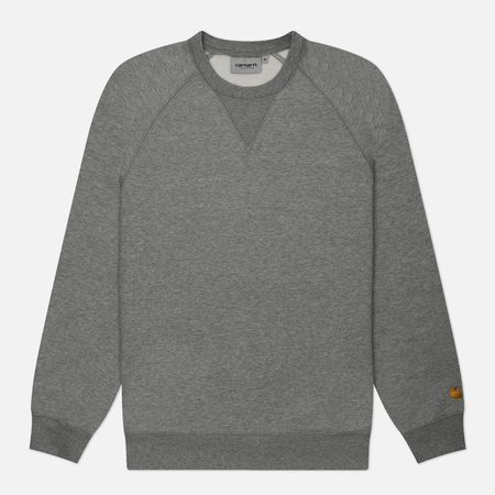 Мужская толстовка Carhartt WIP Chase, цвет серый