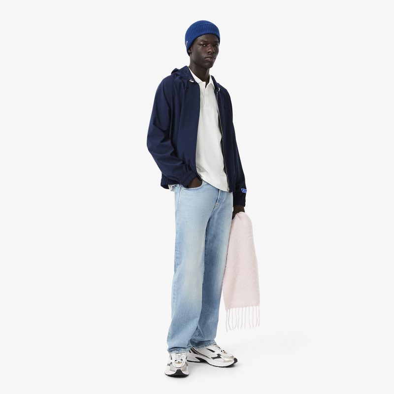 Шерстяная шапка Lacoste унисекс в рубчик 4