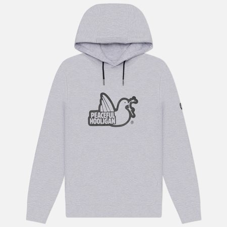 Мужская толстовка Peaceful Hooligan Classic Outline Hoodie, цвет серый