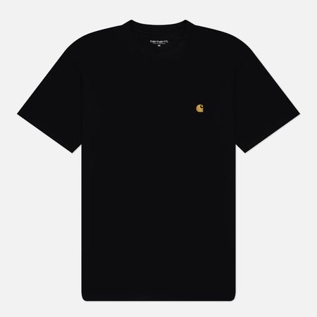 Мужская футболка Carhartt WIP Chase, цвет чёрный