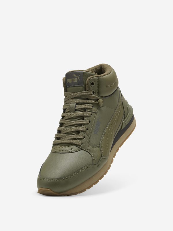 Кроссовки утепленные мужские PUMA St Runner V4, Зеленый 5