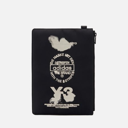 Сумка Y-3 Pouch Stacked Logo, цвет чёрный