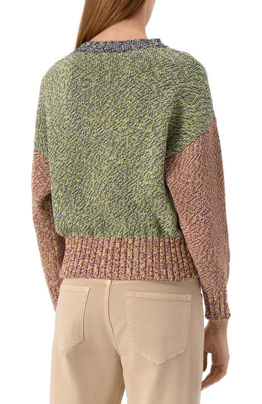 Свитер из хлопка и шерсти Weekend Max Mara 4