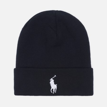 Шапка Polo Ralph Lauren Embroidered Logo, цвет чёрный