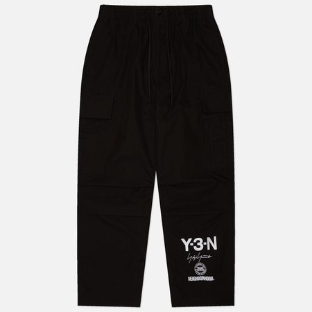 Мужские брюки Y-3 x Neighborhood Cargo Loose, цвет чёрный