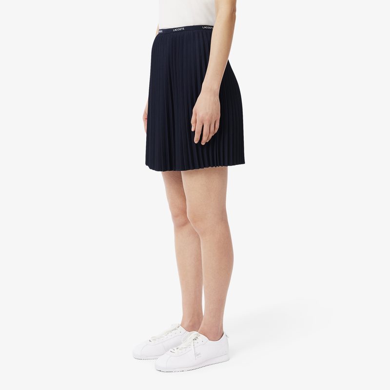 Короткая плиссированная юбка Lacoste 4