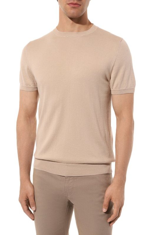 Джемпер из хлопка и шелка Il Borgo Cashmere 3