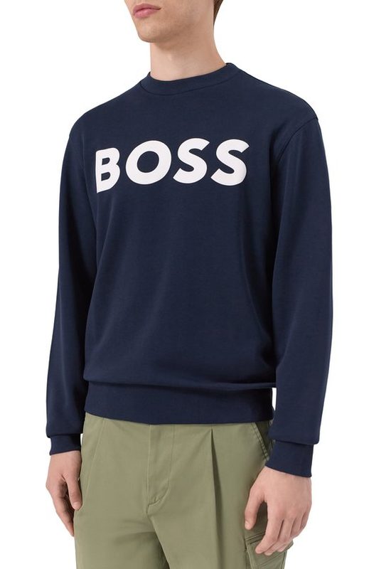 Хлопковый свитшот BOSS Orange 3