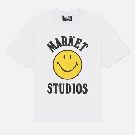 Мужская футболка MARKET Smiley Mood, цвет белый