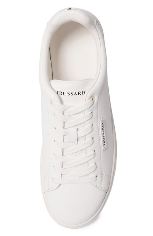 Кожаные кеды Trussardi 4