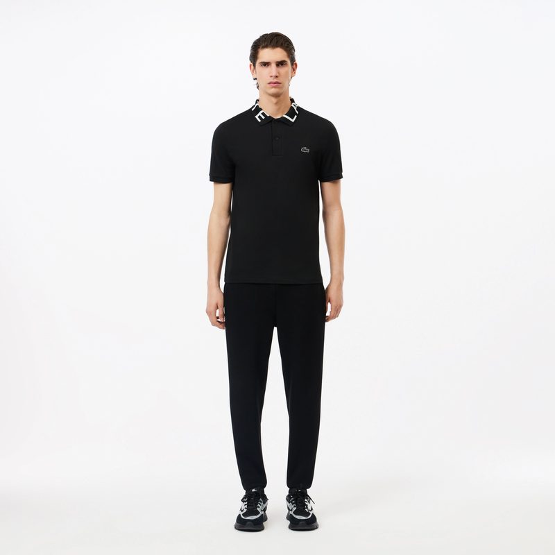 Мужские брюки Lacoste для спорта из меланжевой смеси хлопка