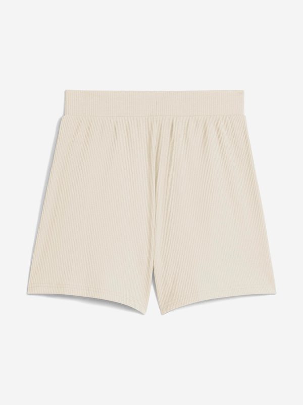Шорты спортивные женские PUMA Ess Elevated, Бежевый 5