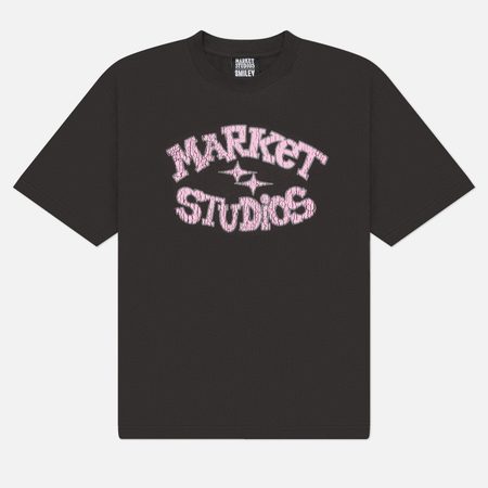 Мужская футболка MARKET Smiley Old School, цвет чёрный