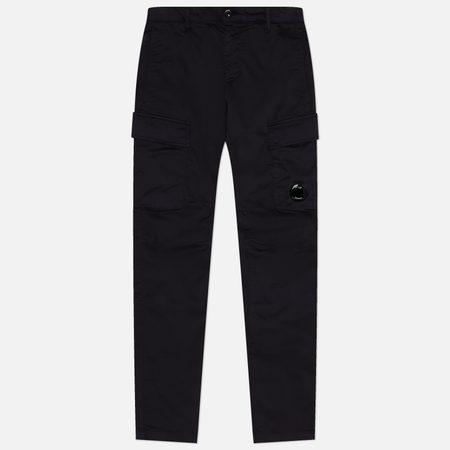 Мужские брюки C.P. Company Stretch Sateen Ergonomic Side Pockets Cargo , цвет синий
