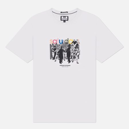 Мужская футболка Weekend Offender Saturdays Kids, цвет белый