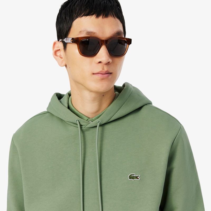 Мужское худи Lacoste классического кроя с флисом 3