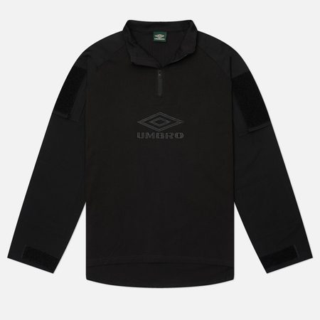 Мужская толстовка Umbro Tactical Half Zip, цвет чёрный