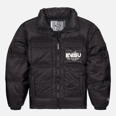 Мужской пуховик Evisu Work Pockets Down, цвет чёрный