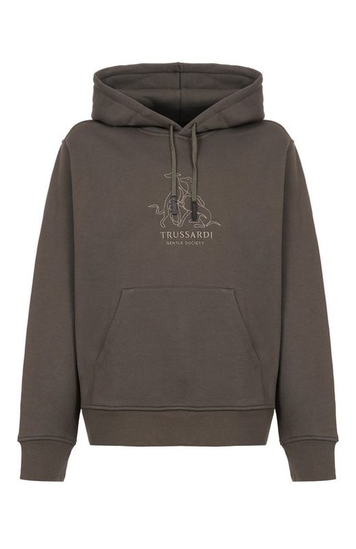 Хлопковое худи Trussardi