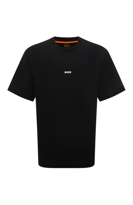 Хлопковая футболка BOSS Orange