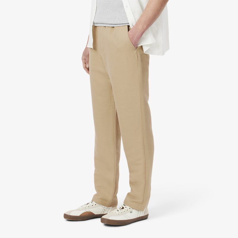 Мужские спортивные брюки Lacoste из смеси льна и вискозы 4