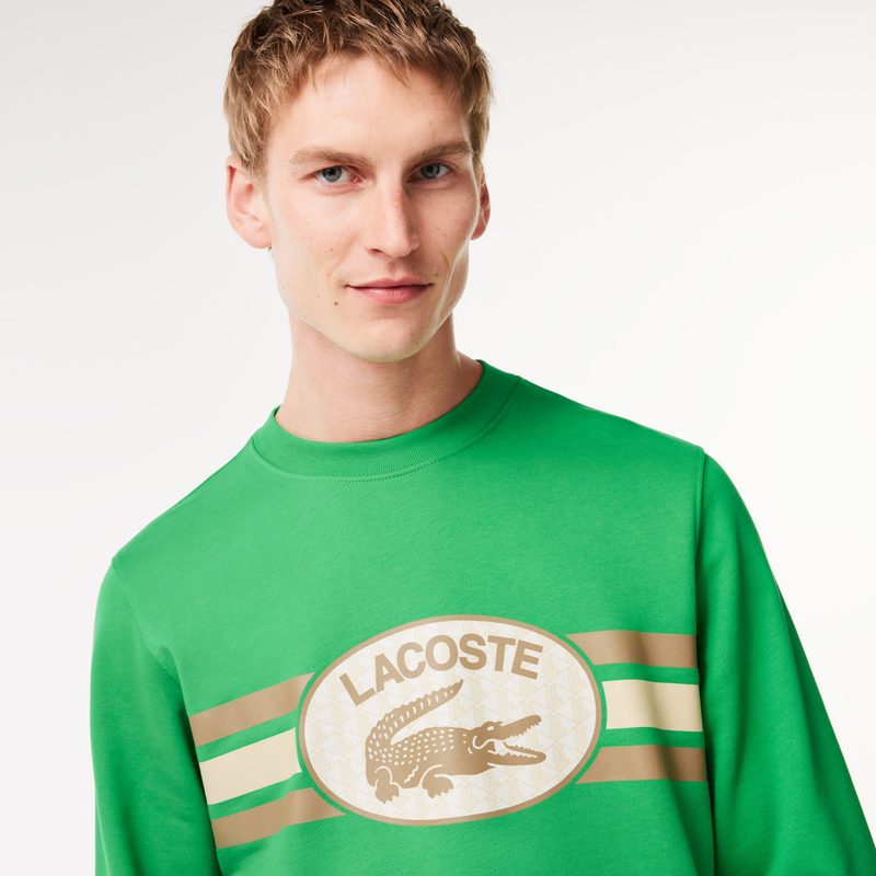 Мужской свитшот Lacoste свободного кроя унисекс 3