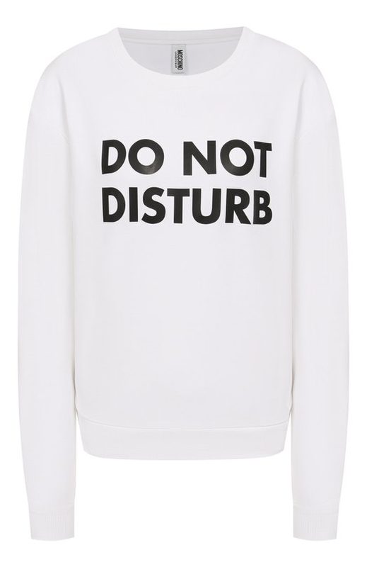 Хлопковый свитшот Moschino