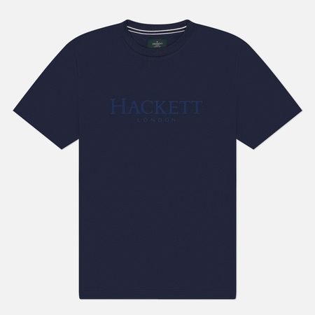 Мужская футболка Hackett Heritage Essential Cotton, цвет синий
