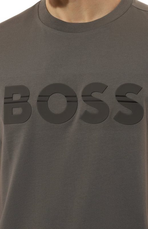 Хлопковая футболка BOSS Green 5