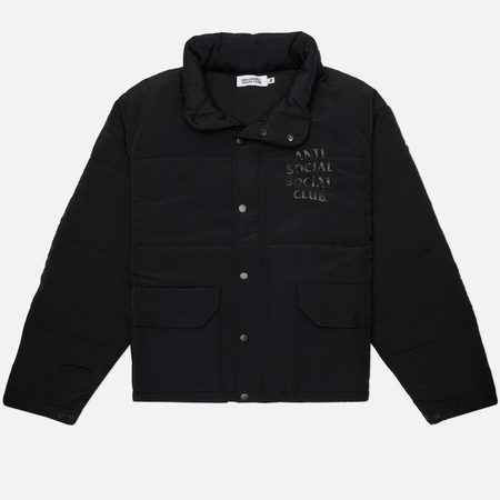 Мужской пуховик Anti Social Social Club Standard Issues Puffer, цвет чёрный
