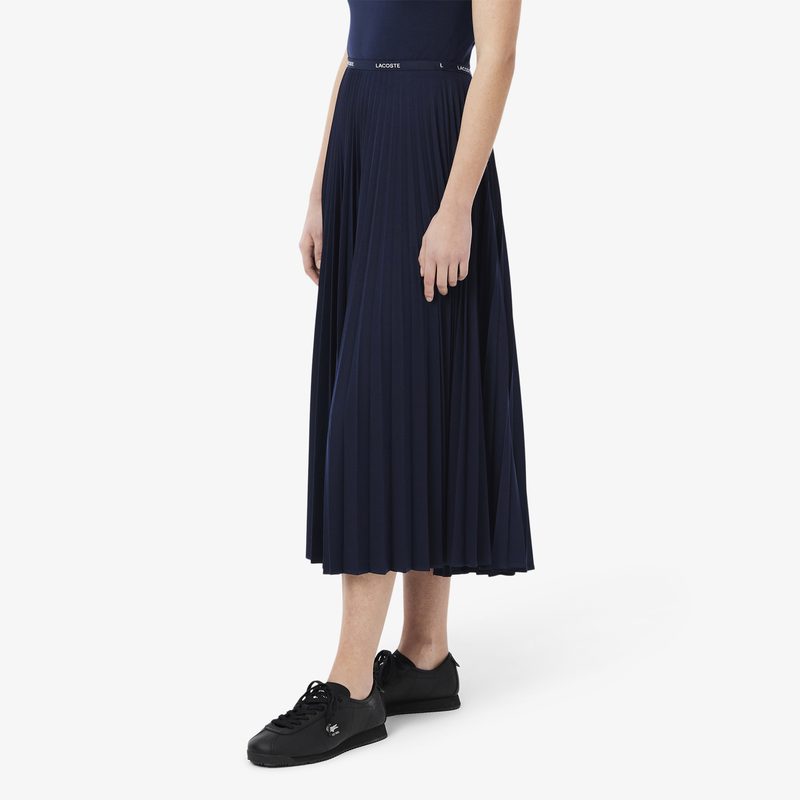 Длинная плиссированная юбка Lacoste с эластичной талией 4
