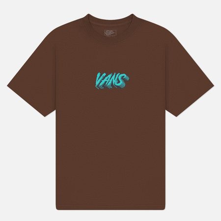 Мужская футболка Vans Stone Swirl Loose, цвет коричневый