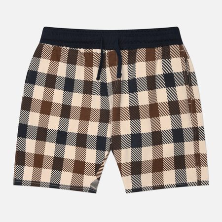 Мужские шорты Aquascutum Macro Club Check Active, цвет синий