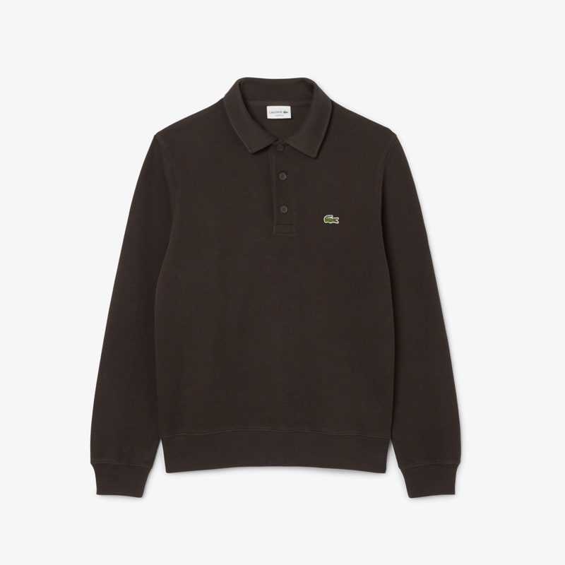 Мужская толстовка Lacoste с воротником-поло из хлопка 4