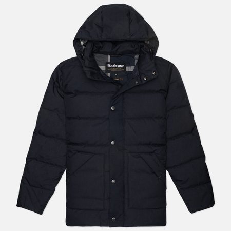 Мужской пуховик Barbour Brampton Puffer, цвет синий
