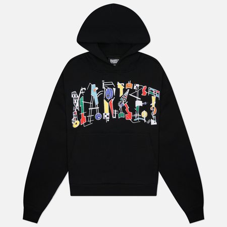 Мужская толстовка MARKET Work Of Arc Hoodie, цвет чёрный