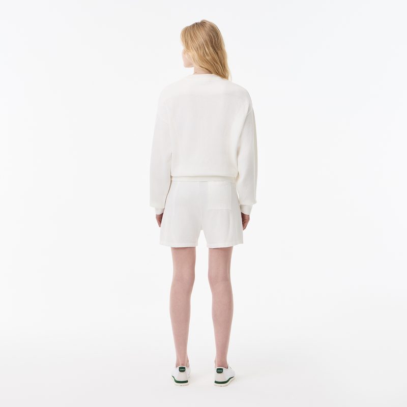 Женский свитер Lacoste из смеси хлопка 2