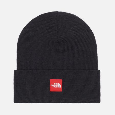 Шапка The North Face TNF Red Box, цвет чёрный