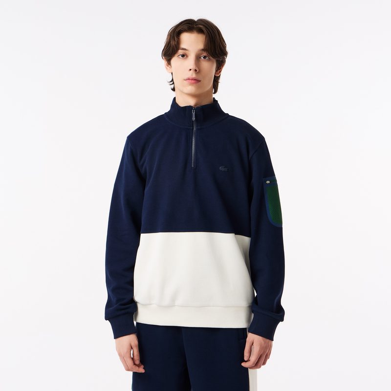 Мужская толстовка Lacoste колор-блок