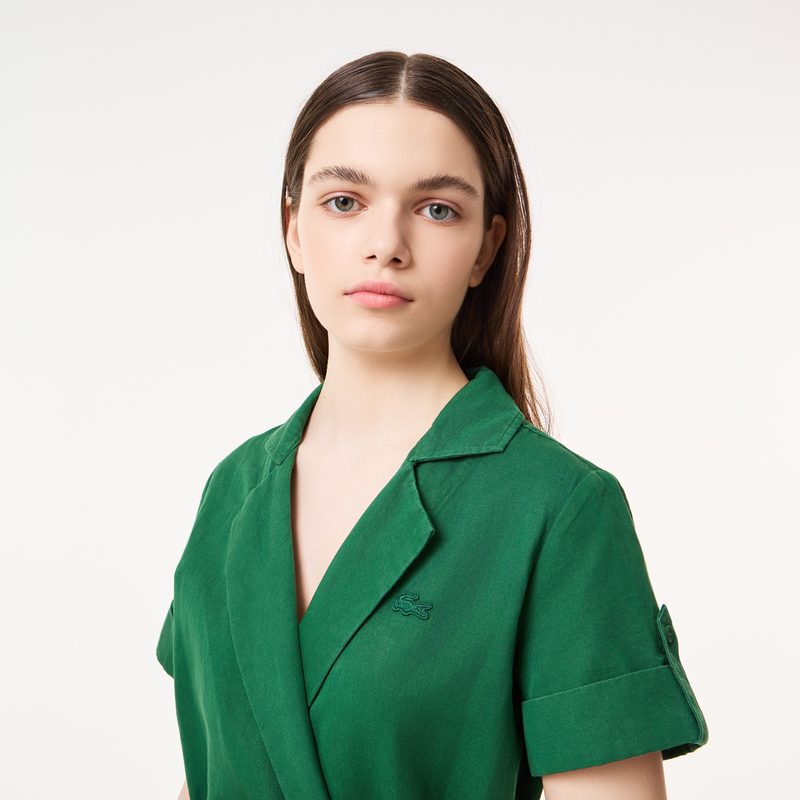 Лёгкое платье Lacoste с поясом 3