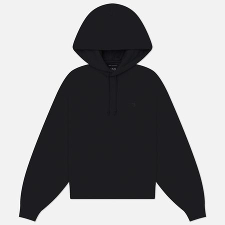 Женская толстовка Y-3 Brushed Terry Boxy Hoodie, цвет чёрный