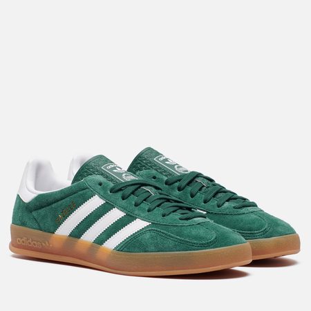 Кроссовки adidas Originals Gazelle Indoor, цвет зелёный