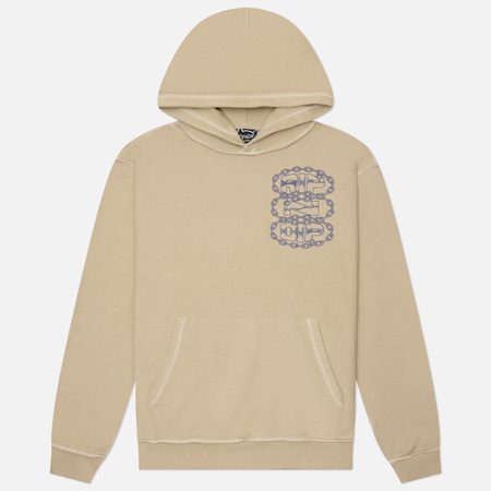 Мужская толстовка RIPNDIP Linked Up Reverse Stitched Hoodie, цвет бежевый
