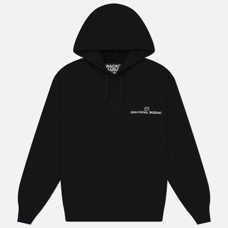 Мужская толстовка WACKO MARIA x Jean-Michel Basquiat Heavy Weight Pullover Hoodie, цвет чёрный