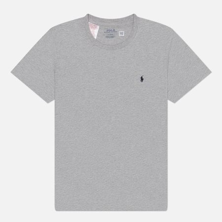 Мужская футболка Polo Ralph Lauren BCI Liquid Cotton Sleep Top Crew Neck, цвет серый