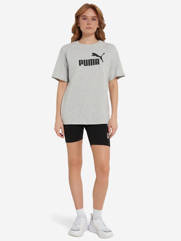 Футболка женская PUMA Ess No. 1 Logo Relaxed, Серый 4