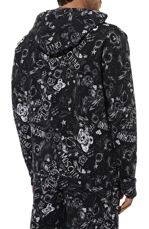 Хлопковое худи Moschino 4