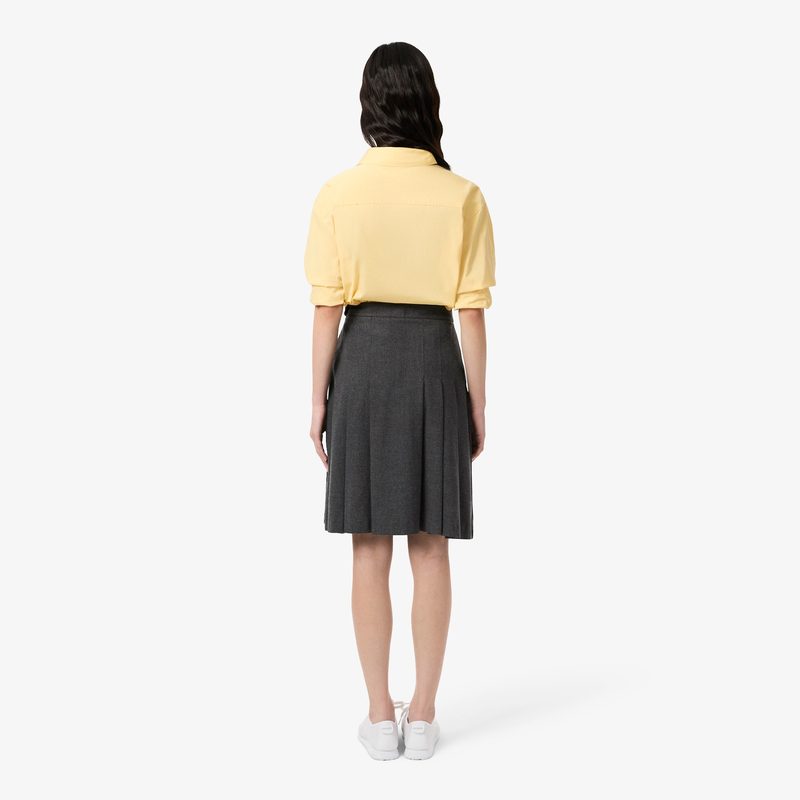 Длинная юбка Lacoste со складками 2