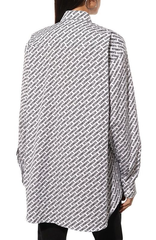 Хлопковая рубашка VETEMENTS 4